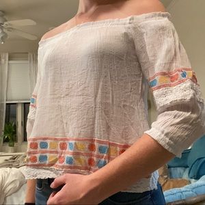 Off the shoulder top